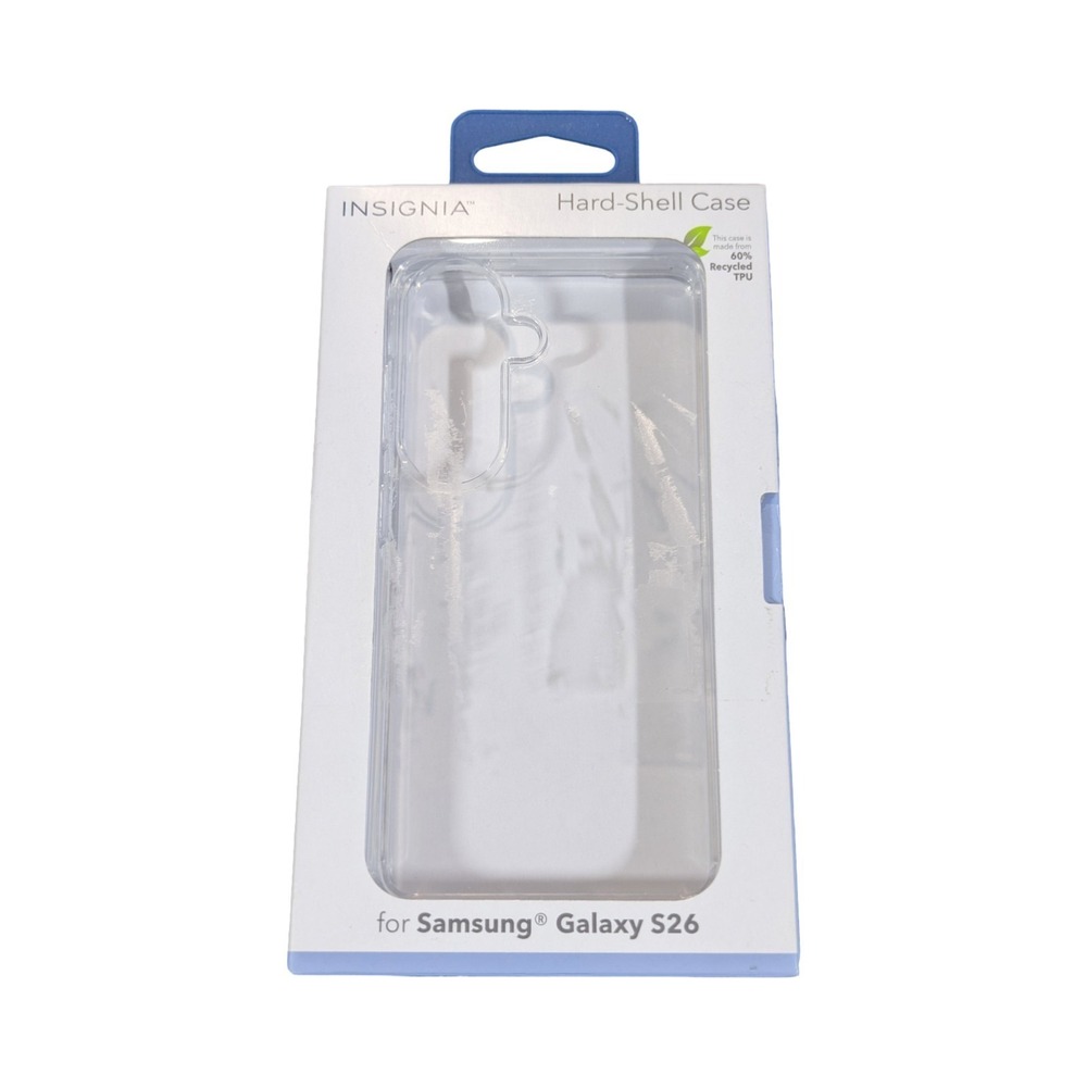 Qq7O Insignia- Hard-Shell Case for‎ Samsung Galaxy S26 - Clear Open Box